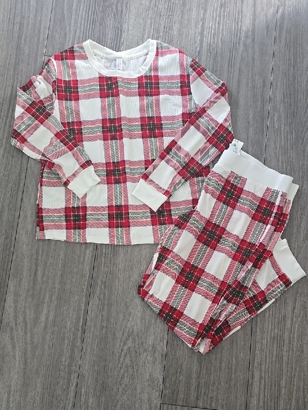 NWT stars above Plaid Pajama Set.